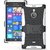 Heartly Flip Kick Stand Spider Hard Dual Rugged Armor Hybrid Bumper Back Case Cover For Nokia Lumia 1520 - Best White