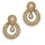 7Star Gold Plated Multicolor Gold Foil Earrings for Women