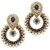 Women Kundan Blue AD Ramleela Earrings Wedding Jewellry For Hot GIrls And Beauty ladies