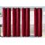 Comfort Zone Polyester Maroon Light  Dark Solid Eyelet Door Curtains Set Of 4