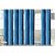 Comfort Zone Polyester Sky Blue Light  Dark Solid Eyelet Door Curtains Set Of 4