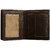Compact pure leather wallet eZeeBags - BY015v1 - Coin pocket, 6 card slots, double notes section  more in a compact format.