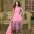 Rapidukan Semi-Stitched Pink Color Anarkali Salwar Suit Dupatta Material  SF452