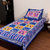Chokor Jaipuri Cotton Single Bedsheet With 2 Pillows(R1S004)