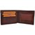 Fashno Mens Genuine Leather Brown Wallet (FBR001)