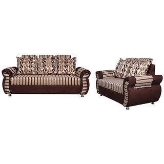 Hunybuni Multicolor Pine Wood Premium 3 2 Seater Sofa Set