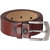 Fashno Mens Formal Leatherite Brown Belt (Length-48 inch and Width-1.5 inch)
