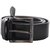 Fashno Mens Black Pure Genuine Leather Belt (Length-48 inch and Width-1.5 inch)