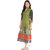 Prakhya Printed Womens Long A-line cotton kurta-SW644GREEN