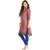 Prakhya Printed Womens Long Straight cotton kurta-SW637APINK