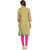 Prakhya Printed Womens Long Straight cotton kurta-SW637BYELLOW