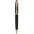 Lampo Black Twisted Ball Pen with Golden Trim (P-166)