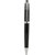 Lampo P-167 Black Twisted Ball Point Pen with Chrome Trim