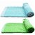 Bpitch Cotton Blue,Green,White Bath Towels (47X24 Inch)
