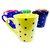 Buyers Beach Polka Dotted Multicolored Mug, 220 ml