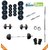 50 KG Body Maxx Rubber Weight Plates + 3 Ft Bicep Rod + Dumbells Rods x 1 pair .