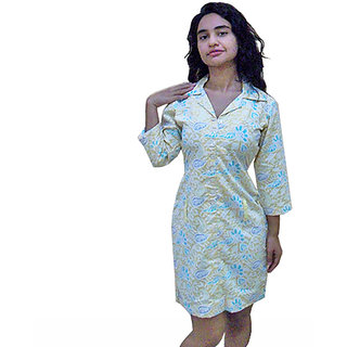 Buy Structure Me western one piece knee length dress Online