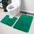 Lushomes Ultra Soft Green Regular Bath Mat Set (1Pc Bathmat + 1Pc Contour)