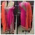 Sagar  Womens net Embroidery Work straight suit colour Pink And Orange