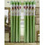 Homefab India Set of 2 Russel Net Green Long Door Curtains
