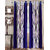 Homefab India Set of 2 Zig-Zag Purple Door Curtains