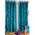 Homefab India Set of 2 Kolaveri Aqua Blue Window Curtains