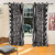 Homefab India Set of 2 Kolaveri Grey Door Curtains