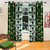 Homefab India Set of 2 Green Door Curtains
