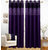 Homefab India Set of 2 Polyester Purple Window Curtains