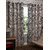 Homefab India Set of 2 Elegance Brown Window Curtains