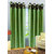 Homefab India Set of 2 Stylish Leaf Green Window Curtains