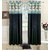 Homefab India Set of 2 Stylish Black Door Curtains