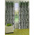 Homefab India Set of 2 Stylish Green Window Curtains