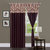 Homefab India Set of 2 Stylish Coffee Door Curtains