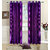 Homefab India Set of 2 Dots Purple Window Curtains