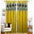 Homefab India Set of 2 Russel Net Yellow Window Curtains
