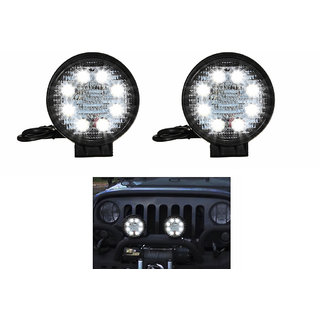 buy 9 led car aux fog light assembly round ashok leyland stile online 3500 from shopclues