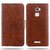 Cool Mango Compact Flip Cover for CoolPad Note 3 Lite (Mocha Brown)