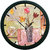 AE World Dinner Time Wall Clock (With Glass)