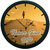 AE World Never Give Up 3D Wall Clock (With Glass)