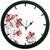 AE World Flower Digitally Printed Wall Clock (With Glass)