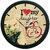 AE World My Daughter 3D Wall Clock (With Glass)