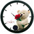 AE World Teddy Bear 3D Wall Clock (With Glass)