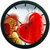 AE World Feather Heart 3D Wall Clock (With Glass)