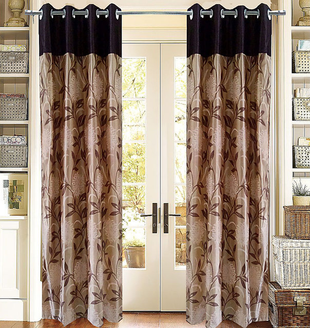 Buy Brown Curtains & Accessories for Home & Kitchen by Homefab India Online