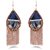 Multicolor Traditional AD Stone Studded Antique Design Earrings(ER177)