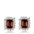 Jazz Jewellery Collection White  Purple Stone Earrings for Women(ER108)