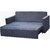 Sollivio Sofa Bed - 3 Seater, Converts to Queen Size Bed (6 Ft x 5 Ft Mattress Area)