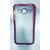 new transparents cover with golden bumper for samsung J5