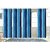 Comfort Zone Polyester Sky Blue Light  Dark Solid Eyelet Door Curtains Set of 4